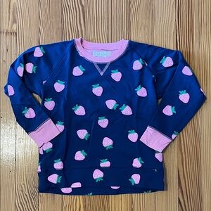 The Beaufort Bonnet Company Pink and Navy Sweatshirt